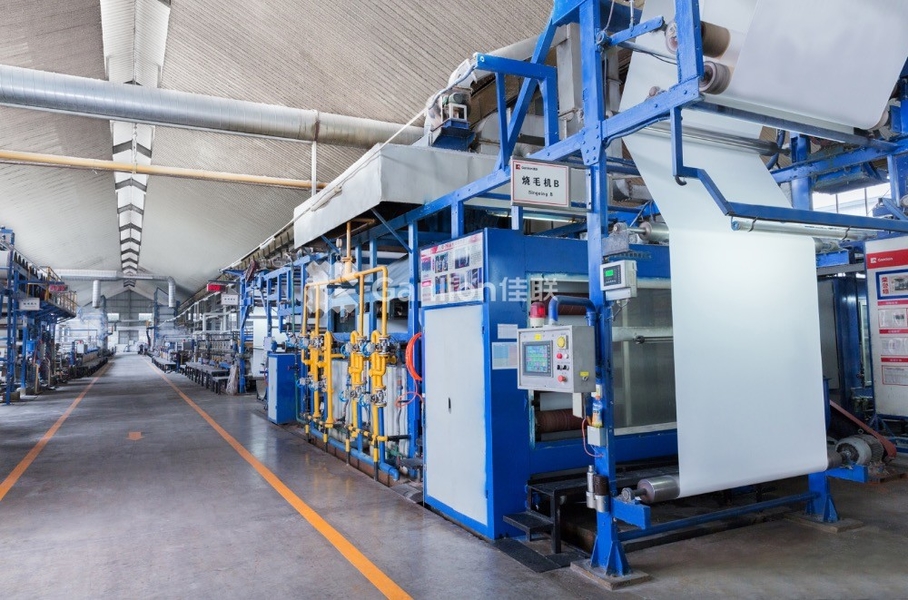 Mianyang Jialian printing and dyeing Co., Ltd. üretici üretim hattı