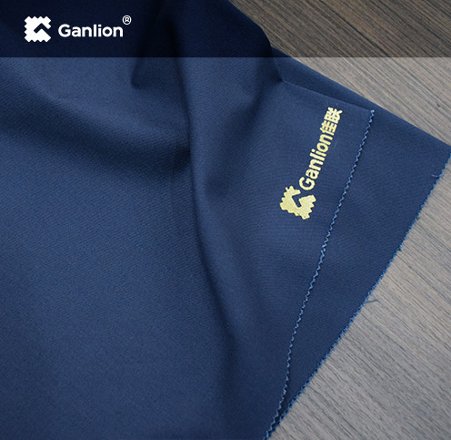 Twill 2/1 Lacivert Polyester İş Pantolonu Kumaş 250GSM Endüstriyel Yıkanabilir